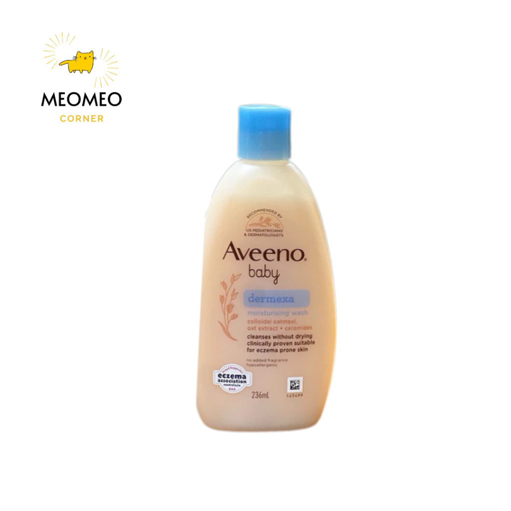 Sữa tắm da chàm Aveeno Baby Dermexa / Eczema 236ml cho bé