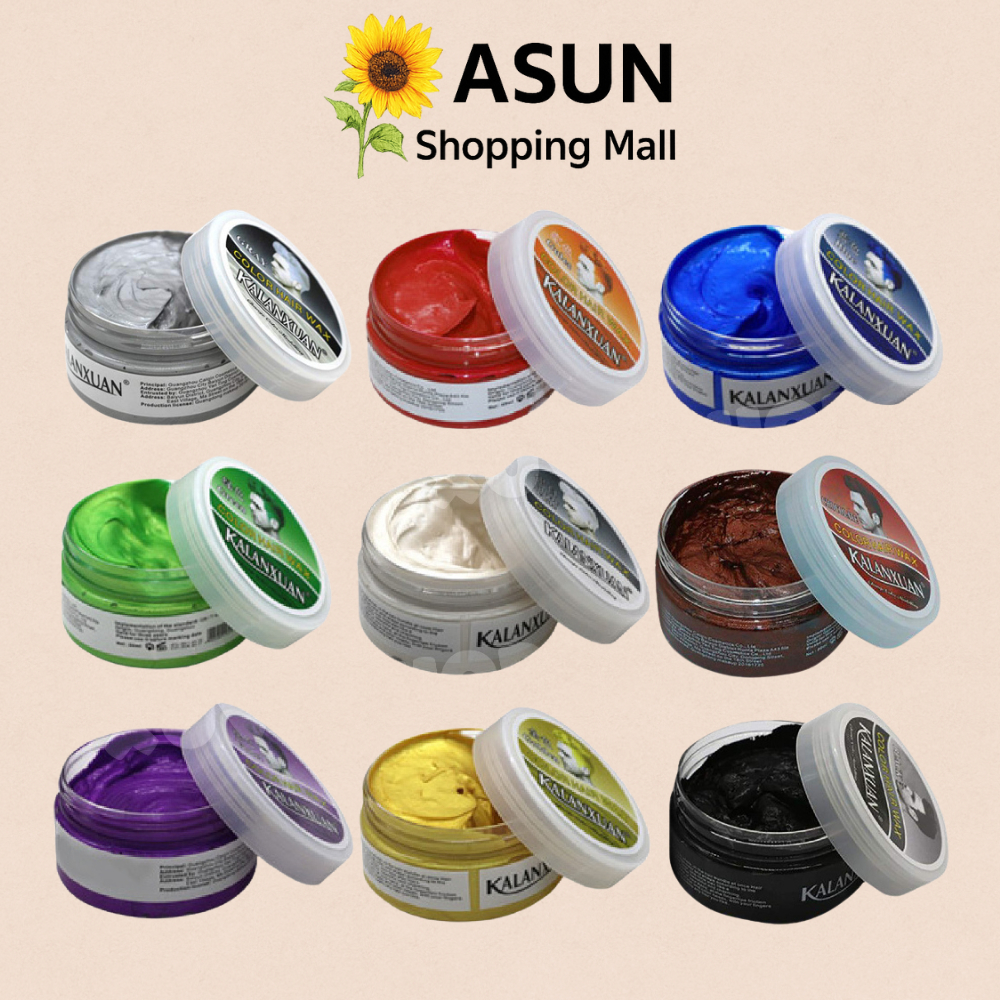  Sáp Vuốt Tóc Tạo Kiểu Đổi Màu Tạm Thời Kalanxuan 100g Cho Nam & Nữ Color Hair Wax 