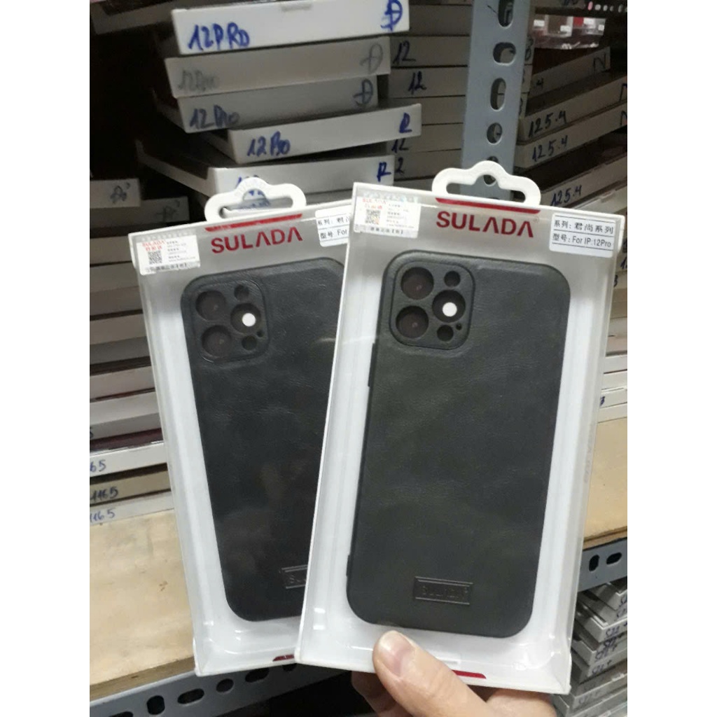 Ốp Iphone12pro Hiệu Sulada Da Chống sốc