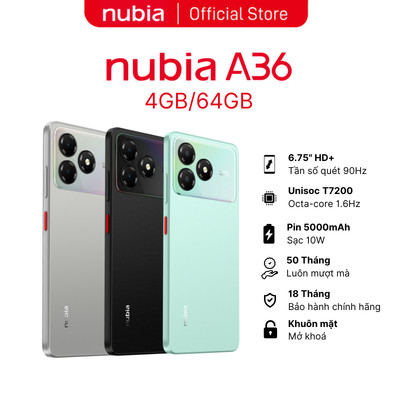 Điện thoại Nubia Blade A36 4GB I 64GB - Hàng Chính Hãng