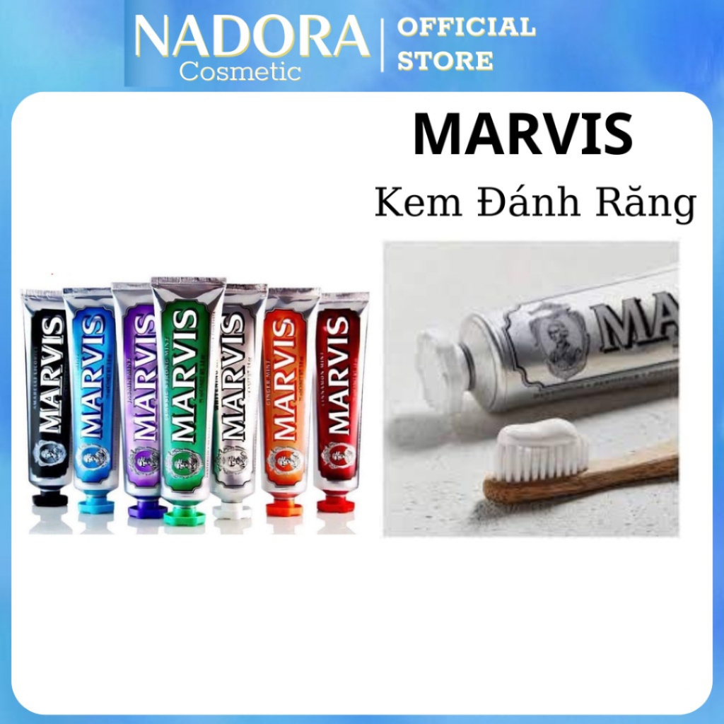 [ĐỦ MÙI] Kem Đánh Răng MARVIS (85ML)