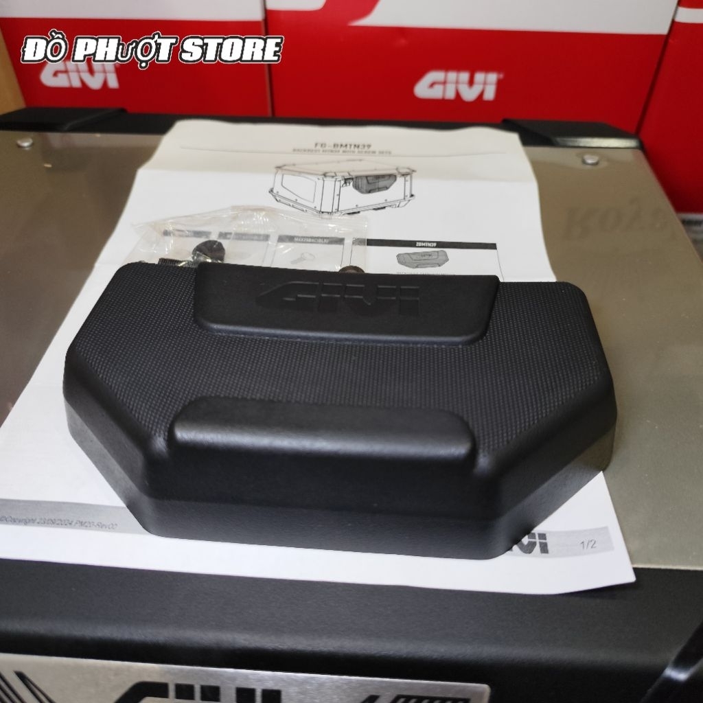 [CHÍNH HÃNG] Tựa Lưng Givi FG-BMTN39 Cho Thùng Nhôm MTN29 / MTN39 - Đệm Lưng Êm Ái, Cao Cấp.