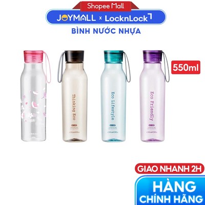 Bình nước nhựa LocknLock Eco Bottle 750ML ABF664 - Hàng chính hãng, chống rỉ - JoyMall