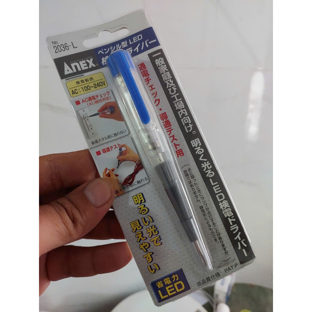 Bút thử điện đèn Led ANEX No.2036L (Japan)