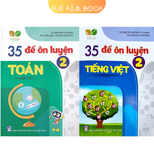Sách - Combo 35 đề ôn luyện Toán 2 + Tiếng Việt 2 (Kết nối tri thức với cuộc sống)