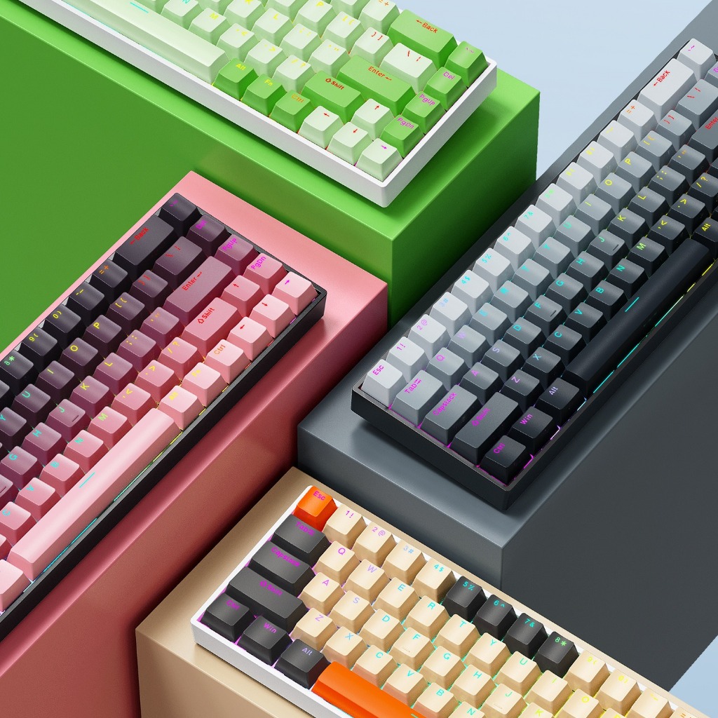 Bàn phím cơ cắm dây Leaven K68 - 1mode  - Led RGB - Có hot-swap - Keycap Xuyên LED - Có APP tùy chỉnh | BigBuy360 - bigbuy360.vn