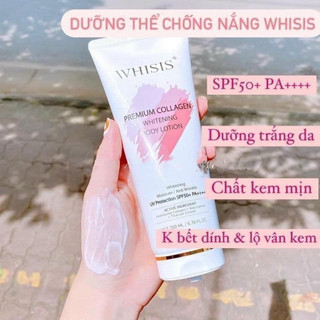 Kem Dưỡng Thể Whisis Trắng Da Ngày Và Đêm Premium Whitening Body Lotion