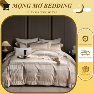 Bộ chăn ga gối Lụa Gấm Tơ Tằm CAO CẤP, Sự Kết Hợp Hoàn Mỹ Giữa Sang Trọng và Tinh Tế - Ephan - Luxury ( SET 5 món  )