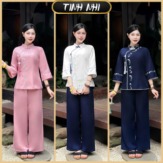  Đồ lam truyền thống TINH NHI thanh lịch và tôn dáng PP338 