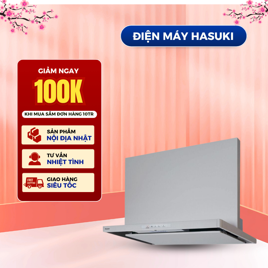 Máy Hút Mùi Bếp PANASONIC FY-7HGC5 Sử Dụng Đèn Chiếu Sáng Dạng Đèn Led Hút Mạnh