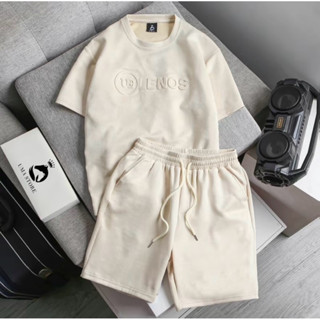  Bộ Quần Áo Nam LENOS UMA_Bộ Thể Thao Cổ Tròn Chất Liệu Da Lộn Cao Cấp Có Chữ LENOS Dập Nổi 3D Tinh Tế Trẻ Trung 