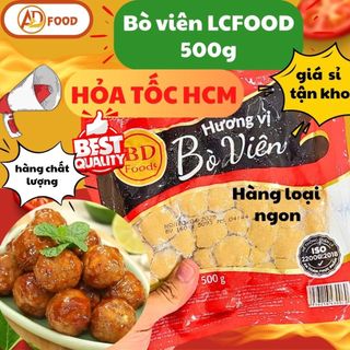 (Hỏa Tốc HCM) Bò Viên, giòn dai, thơm ngon, đậm vị LCFOOD-topping đồ chiên ăn vặt hấp dẫn