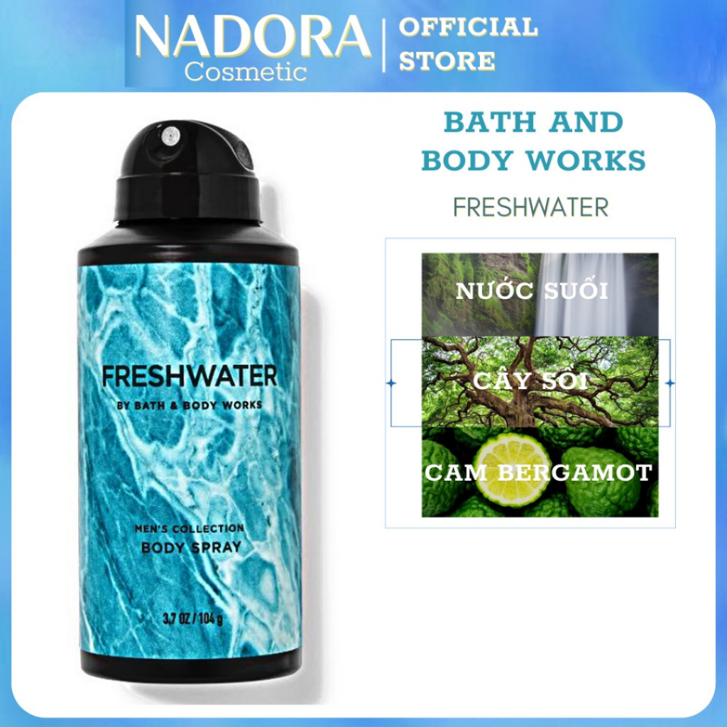 Xịt thơm Nam Freshwater Body Spray