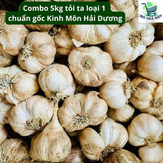 Combo 5kg tỏi ta Hải Dương loại 1, chất lượng