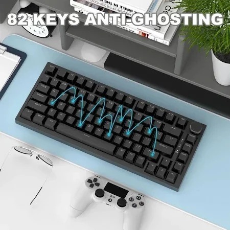 Bàn phím cơ Gaming Ajazz AK820- Layout 75%-Hot swap-Led RGB- Gasket Mounted-Mạch xuôi-Type C | BigBuy360 - bigbuy360.vn
