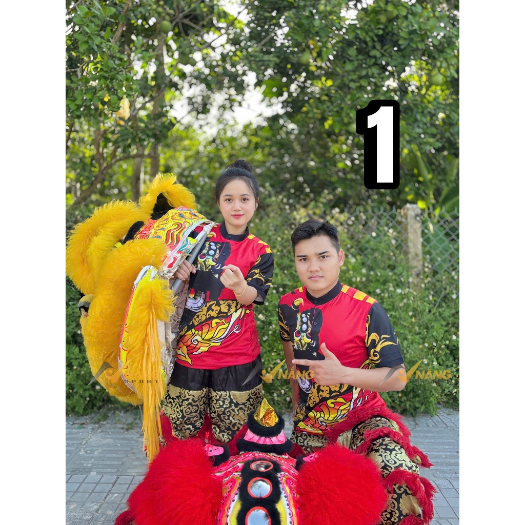 Áo lân sư rồng hàng sắn đủ size