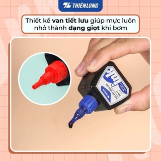 Mực Bút Lông Dầu Không Xoá Được 25ml Thiên Long PMI-01 (Màu Đen)