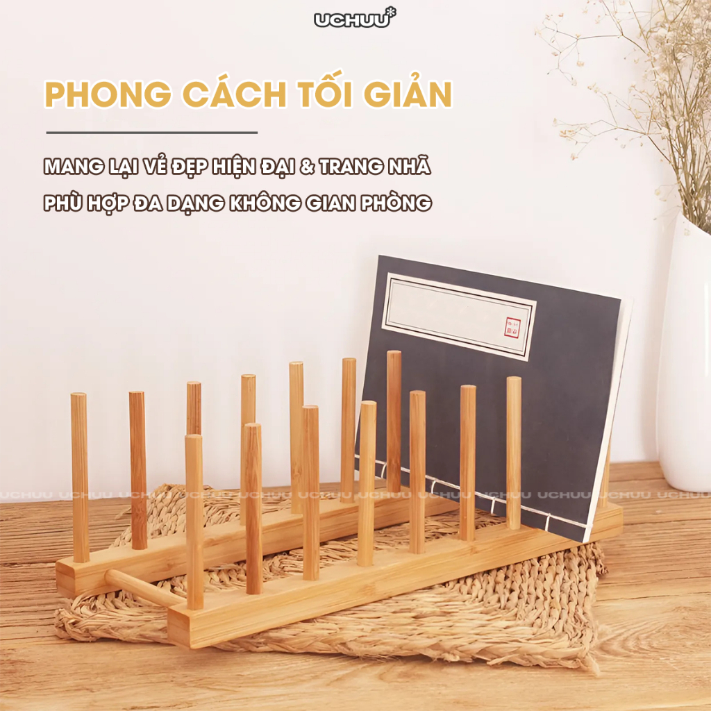 SUNNY BIERE Giá Úp Bát Đĩa Gỗ Tre Kệ Đựng Ly Cốc Đa Năng Giá Trưng Bày Trang Trí Bếp Có Thể Tháo Rời | BigBuy360 - bigbuy360.vn