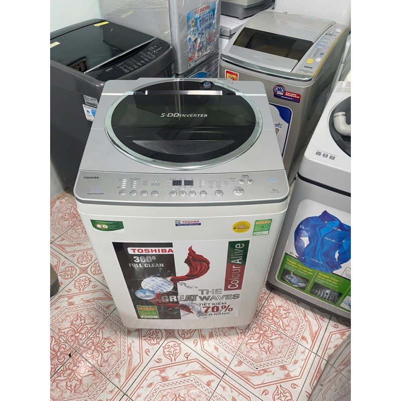 Thanh lý máy giặt Toshiba inverter 10 kg chỉ giao HCM, Long An, Bình Dương, Biên Hoà Đồng Nai