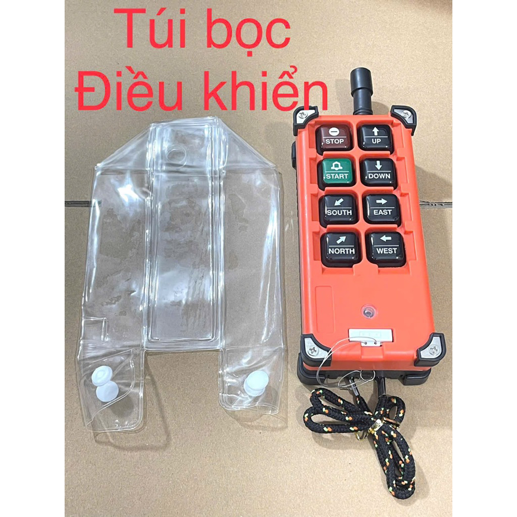 ✅ Túi bọc tay bấm điều khiển từ xa cẩu trục LOẠI DÀY F21-E1B, K600, K800, Vỏ bọc tay bấm F21-E1B, F2