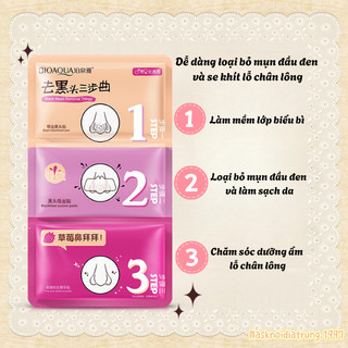Step 3 Bước Lột Mụn Mũi Bioaqua