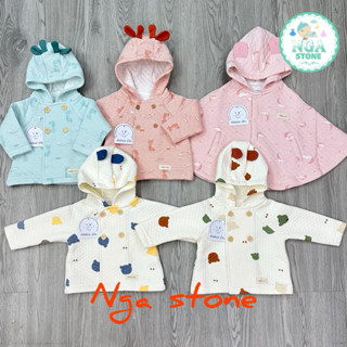 [ABBIE OH] Áo khoác chần bông cho bé trai bé gái hãng abbie oh