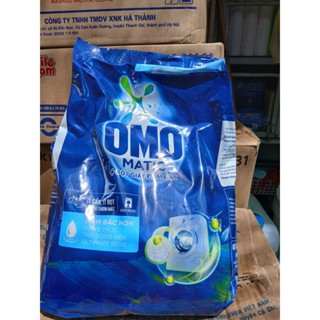  BỘT GIẶT OMO MATIC XANH - Bột giặt đậm đặc cho máy giặt cửa trước  5,7kg 