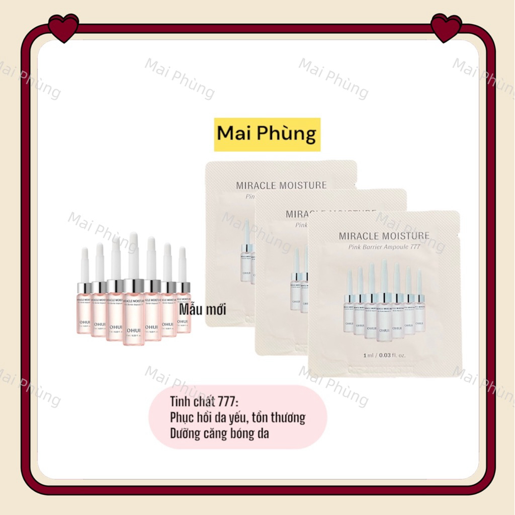 Combo 10 gói tinh chất 777 ohui