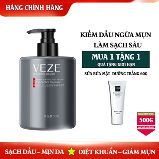 【 Mua 1 Tặng 1 Sữa Rửa Mặt Nam Da Dầu Hỗ Trợ Ngừa Mụn Tràm Trà Axit Salicylic 500ML Sạch sâu Da Dầu Mụn-Freeship