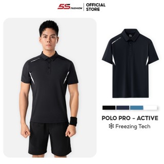Áo Polo Thể Thao Nam 5S FASHION PRO ACTIVE Thoáng Khí Nhanh Khô, Co Giãn Thoải Mái (APC25035-24035)