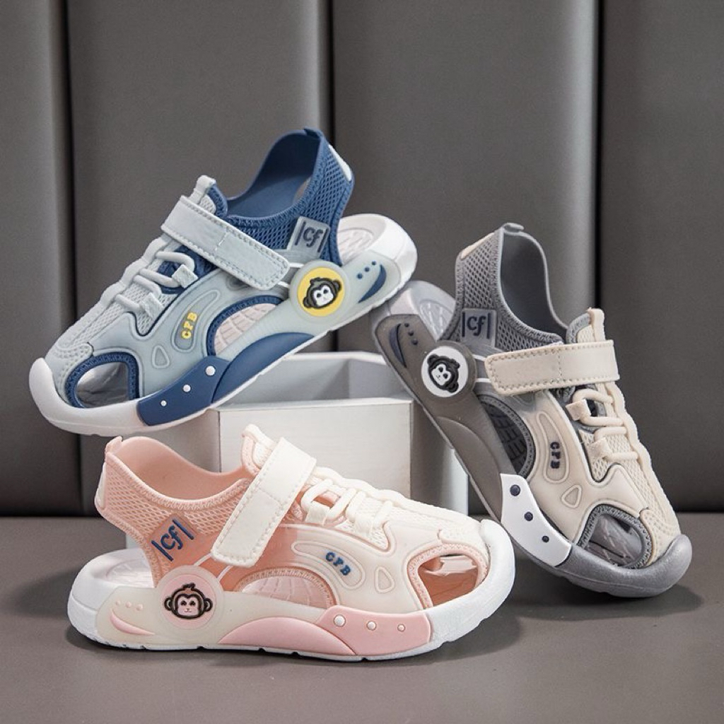 Sandal bít mũi giả giày cho bé trai bé gái chất liệu nhựa eva siêu bền nhẹ