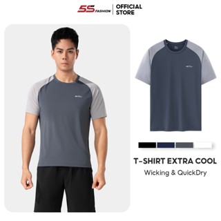 Áo Thun Nam Thể Thao EXTRA-COOL 5S FASHION,Chất Thun Nhẹ,Mát,Tay Raglan,Trẻ Trung (ATS25055)