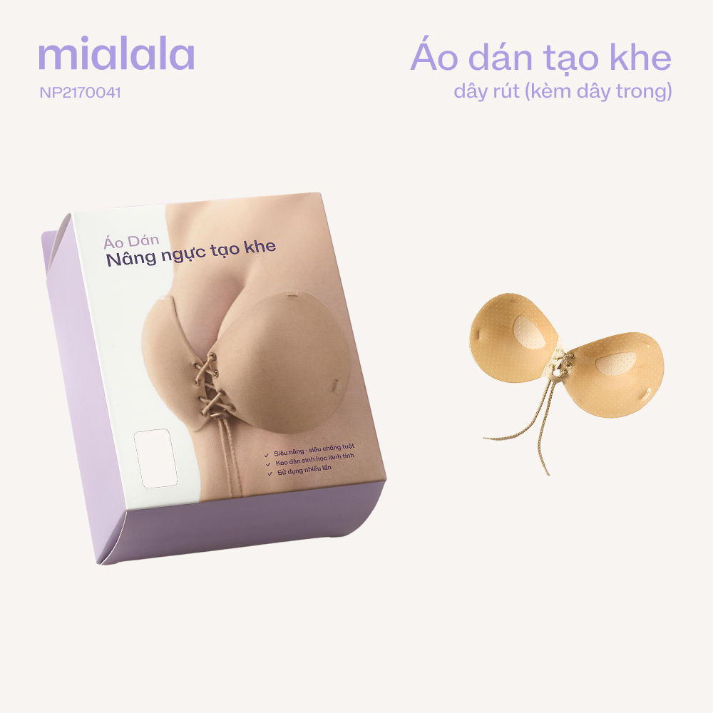 Áo dán dây rút có dây trong tạo khe quyến rũ MIALALA 0041 NP2170041