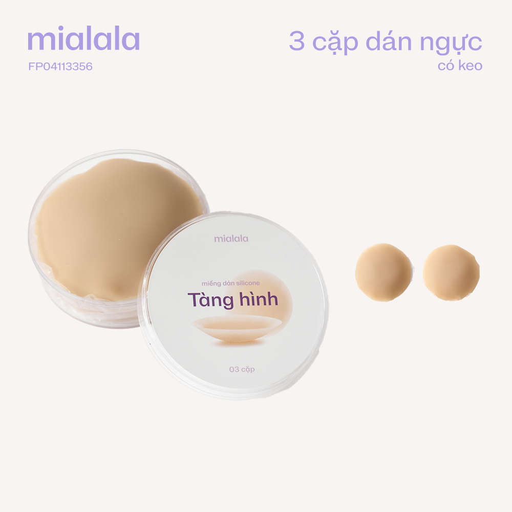 Combo 3 cặp dán nhũ hoa có keo MIALALA 3356 FP04113356
