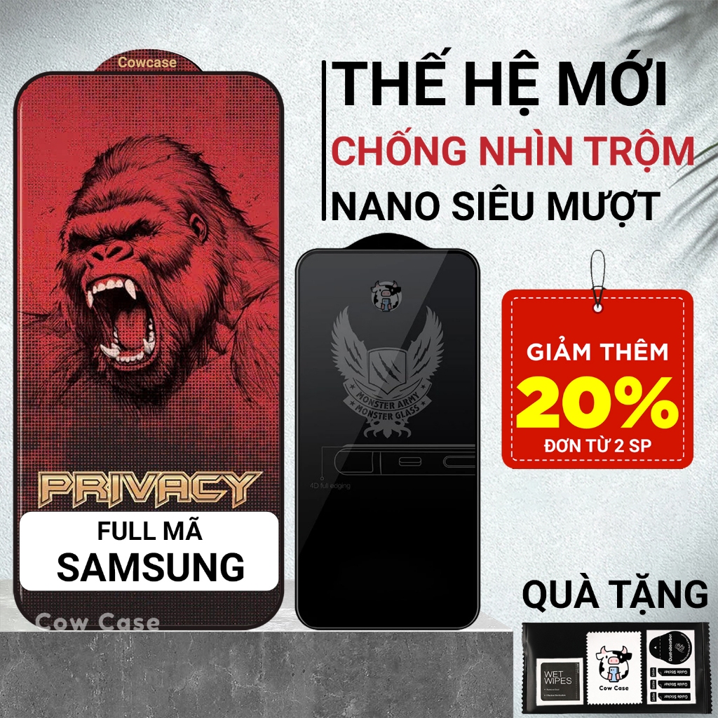 Cường lực chống nhìn trộm Samsung A08 A18 A17 S26 A57 A37 A27 A07 A56 A36 A06 S25 A06 A15 A14 A12 A23 A51 A11 A07S CNT