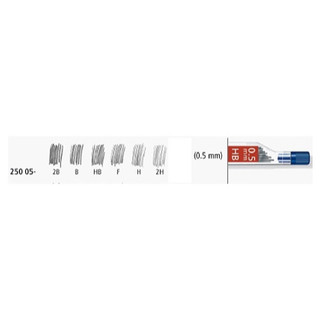 Ruột Chì Kim Staedtler 250 (0.7mm-2B/0.5mm-2B)