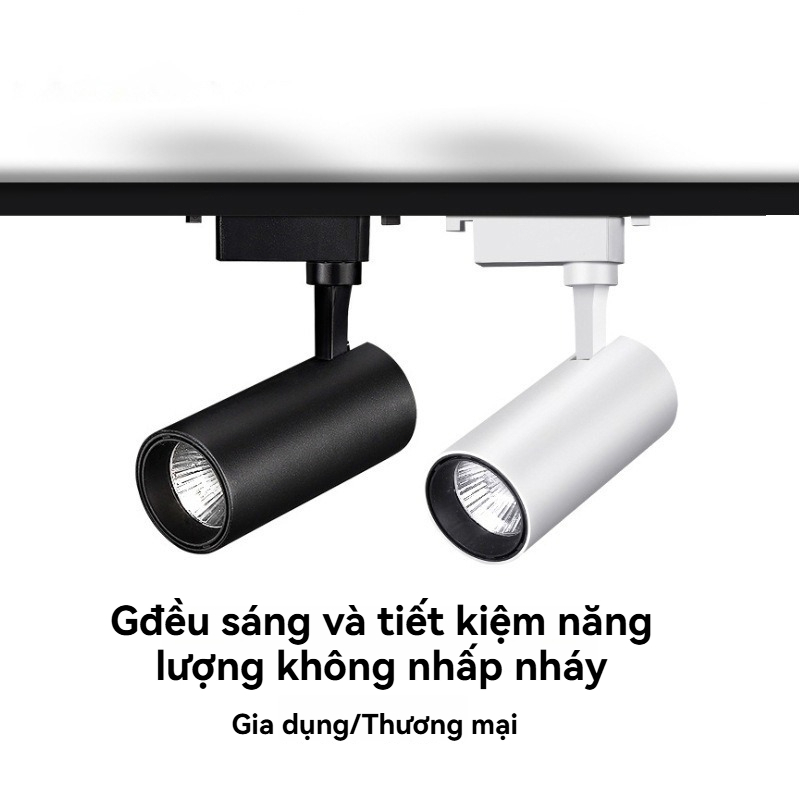 Đèn rọi ray đèn rọi led chiếu sáng nhà phòng khách đèn trần đèn rọi trắng sang trọng gắn trên bề mặt