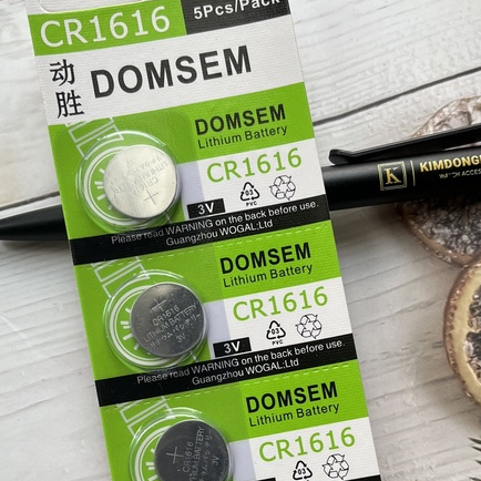 GIÁ SỐC Vỉ 5 Viên Pin DOMSEM CR1616 1616