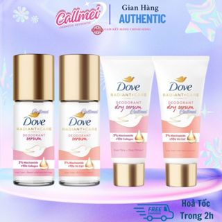 Kem Khử Mùi Dove Tinh Chất Serum Dưỡng Sáng Mờ Thâm Nách Deodorant Dry Serum 40ml- 45ml