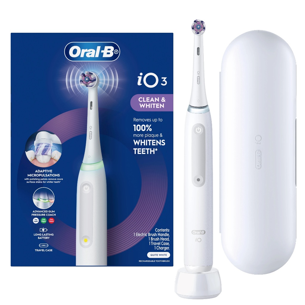 Bàn chải điện Oral-B iO Series 3 - Mẫu mới 2023 kèm hộp đựng