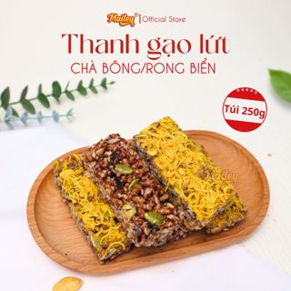 Thanh gạo lứt chà bông,rong biển mix hạt Mailey Túi 250g - Bánh gạo lứt ăn kiêng hỗ trợ giảm cân