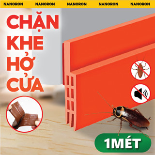 Miếng chặn khe cửa chắn bụi cách âm Thanh chặn đáy cửa chống côn trùng khói bụi cửa ra vào NANORON