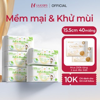[Combo 2/5 gói] Băng Vệ Sinh UUcare Young Girl Hàng Ngày 15.5cm 40 Miếng/Gói