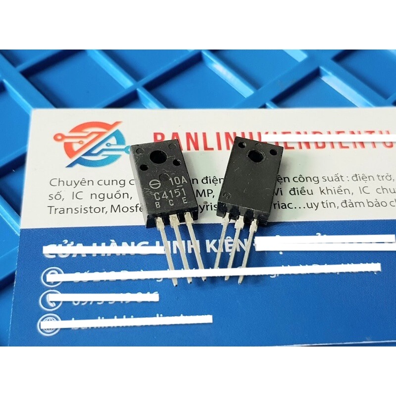 [Combo 2 chiếc] 2SC4151 C4151 NPN Transistor 15A 40V TO220F (chính hãng)