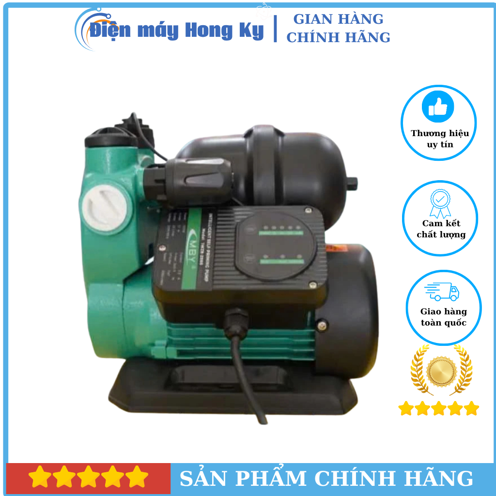 Bơm Tăng Áp MBY-1WZB-125S(125W)-(200W) Chính Hãng Bảo Hành 12 Tháng
