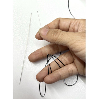 Bộ Kim xỏ hạt gồm 2 cây xỏ hạt cườm- Cước xỏ cườm, xỏ hạt đeo tay