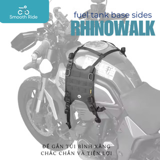 [Chính Hãng] Đế gắn túi bình xăng Rhinowalk - đáy chống trượt, chịu nước - lắp tháo nhanh - phù hợp hầu hết túi 20-30L