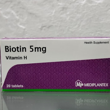 Viên uống Vitamin H Biotin H 5mg (Hộp 20 viên) - Bổ sung Biotin, làm đẹp da, giảm gãy rụng tóc