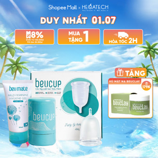 Cốc Nguyệt San BeUcup Silicol Y Tế Siêu Mềm, Đạt Chuẩn FDA Hoa Kỳ