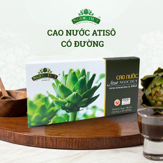  Cao atiso Ngọc Duy Đà Lạt có đường dễ uống tiện lợi mát gan dễ ngủ giảm mụn đẹp da hộp 10 ống 